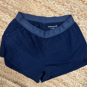 Outdoor Voices Women's Dark Blue Athletic Shorts